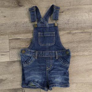 Baby Gap girls overall shorts Size 3